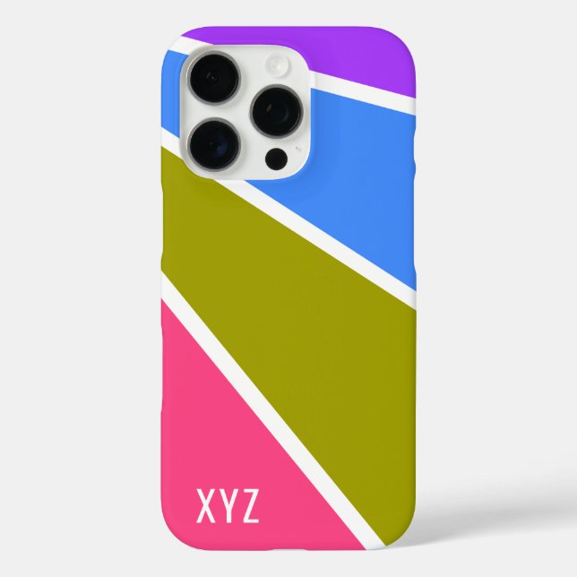 Fundas de monograma del personalizado de patrones  (Reverso )