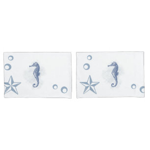 Fundas de Pillow personalizadas Seahorse Ocean Bea