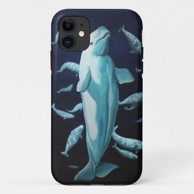 Fundas de Smartphone de ballena Funda Beluga Whale (Reverso)