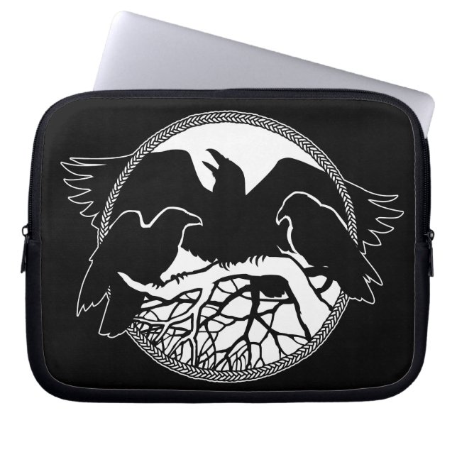 Fundas de tableta animal Raven Laptop Sleeve Spiri (Frente)