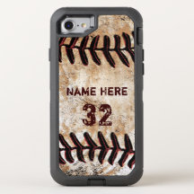 Fundas de teléfono de béisbol personalizadas resis