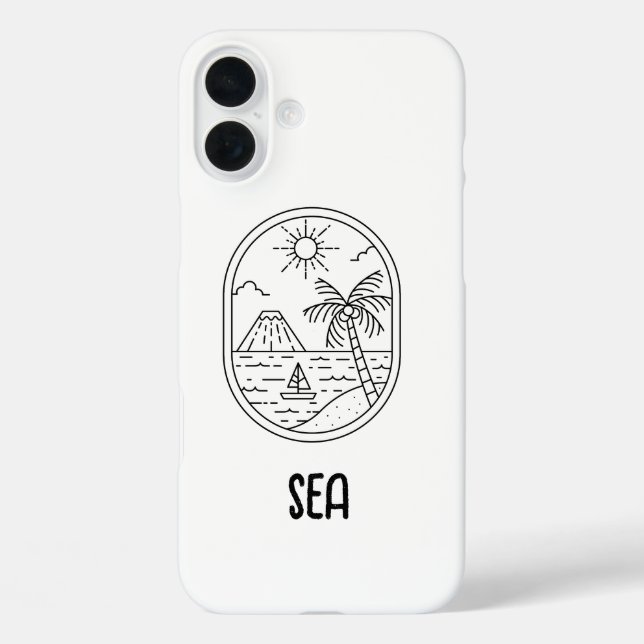 fundas de teléfono de playa lindas (Reverso )