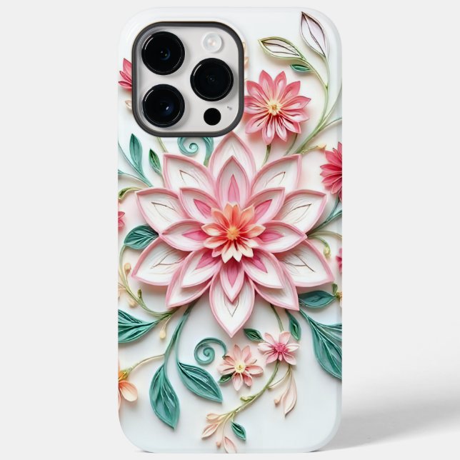 fundas de teléfono florales (Reverso )