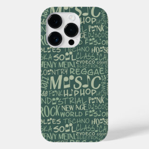 Fundas de Word Collage de géneros musicales