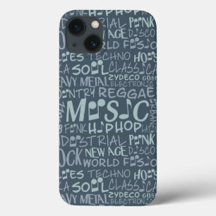 Fundas de Word Collage de géneros musicales