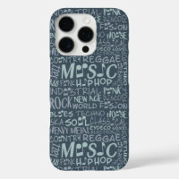Fundas de Word Collage de géneros musicales