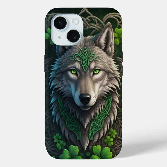 Fundas del Shamrock verde esmeralda (Reverso )