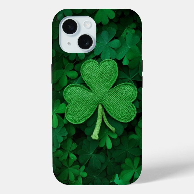 Fundas del Shamrock verde esmeralda (Reverso )