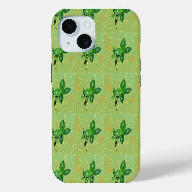 Fundas del Shamrock verde esmeralda (Reverso )