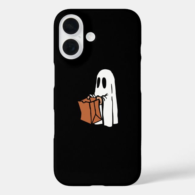 Fundas divertidas para iPhone 16 fiesta de Hallowe (Reverso )