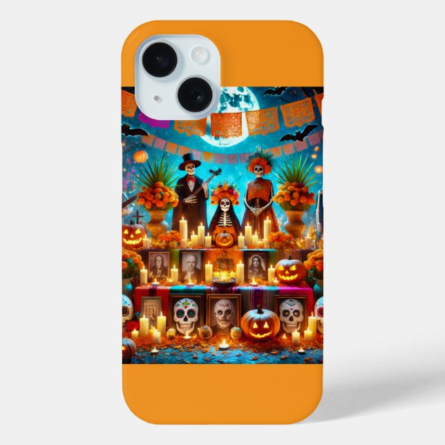 Fundas divertidas para iPhone fiesta de halloween  (Reverso )