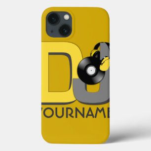 FUNDAS en color y monograma de DJ personalizado