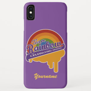 Fundas en monograma del personalizado Arcoiris Tea