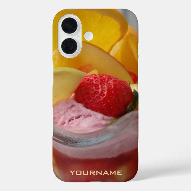 Fundas en monograma del personalizado Ice Cream Su (Reverso )