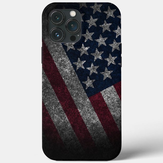 Fundas exclusivos de American Flag iPhone 13 Pro M (Reverso )