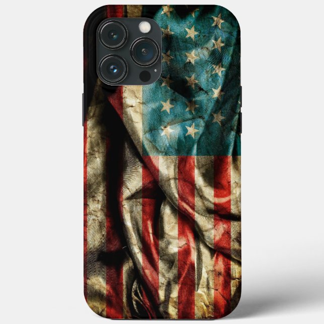 Fundas exclusivos de American Flag iPhone 13 Pro M (Reverso )