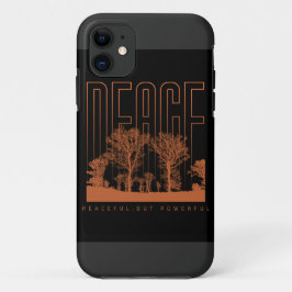 Fundas futuristas negras y naranjas para iPhone 11