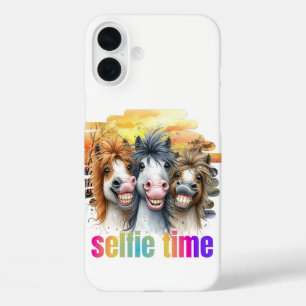Fundas Horse meme funny horses on a selfie