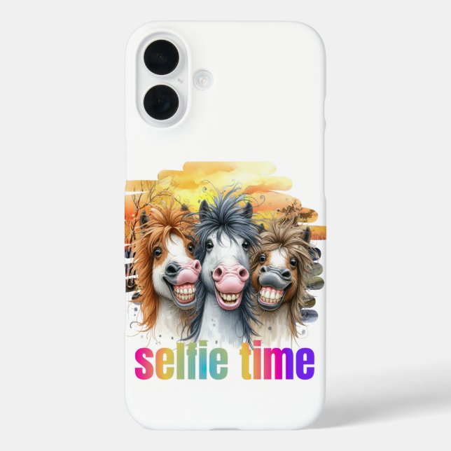  Fundas Horse meme funny horses on a selfie (Reverso )