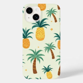 fundas iphone14 de diseño de patrones de piña y ár