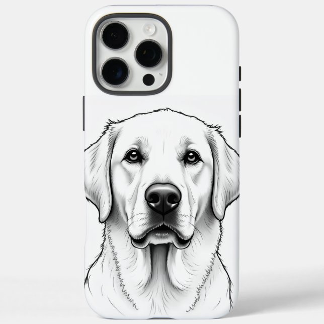 fundas iPhone 16 Pro Max - Labrador Recuperador (Reverso)