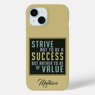 Fundas motivacionales de valor y éxito de nombres