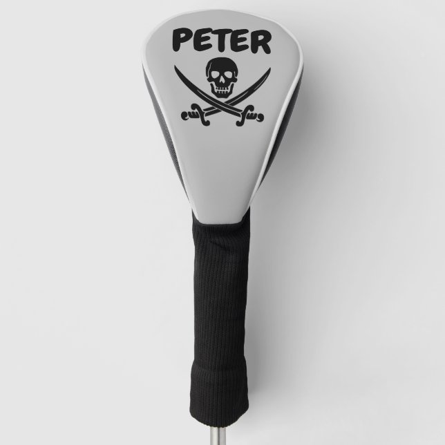 FUNDAS PARA CABEZA DE PALOS DE GOLF CON CALAVERA P (Anverso)