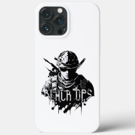 Fundas para iPhone 13 Pro Max Black Ops en negro y
