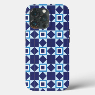 Fundas para iPhone 13 Pro textura de estrellas azu