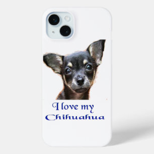 Fundas para iPhone 15 de chihuahua