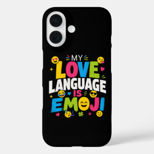 Fundas para iPhone 16 Amantes de Emojis Divertidos