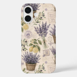 fundas para Iphone 16 lavanda vintage