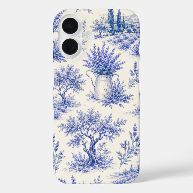 fundas para Iphone 16 lavanda vintage (Reverso )