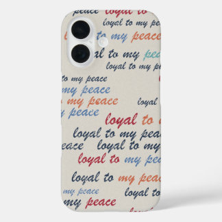 Fundas para iPhone 16 Leales a Mi Paz