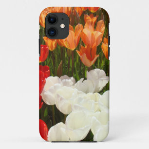 Fundas para iPhone 5 Flores de Tulipán Naranja Bla