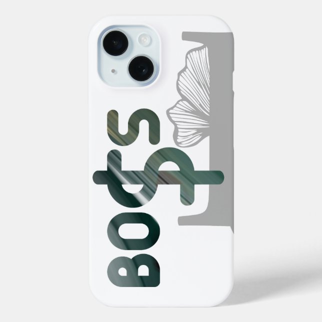 Fundas para iPhone BOSS Tendencia Abstracto Negro  (Reverso )