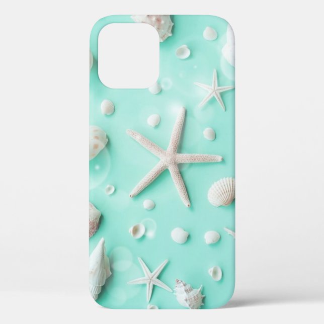 Fundas para iPhone Case-Mate de conchas marinas (Reverso )