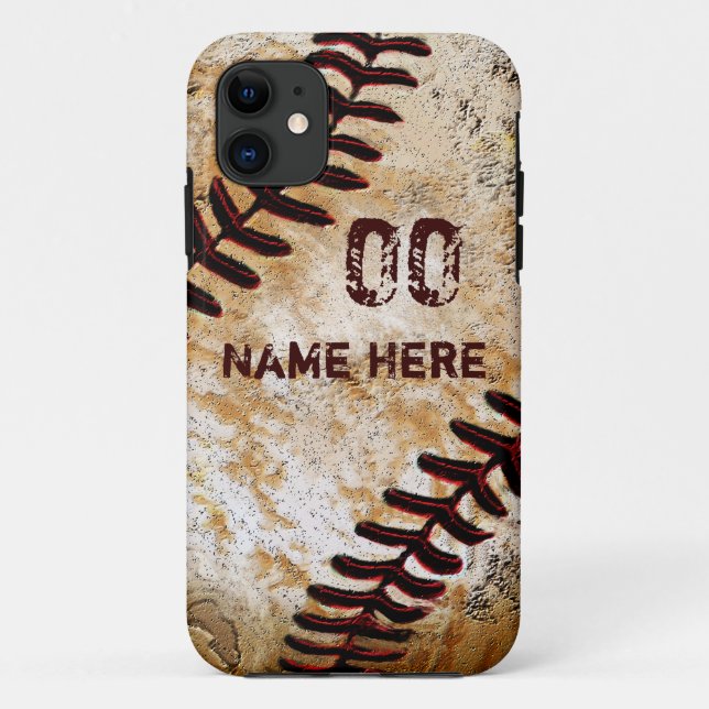 Fundas para iPhone de BÉISBOL Cool, iPhone 11 y má (Reverso)