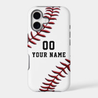 Fundas para iPhone de béisbol personalizadas Cool
