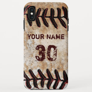 Fundas para iPhone de béisbol personalizadas de la