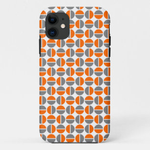 Fundas para iPhone de Círculos Giratorios - Naranj