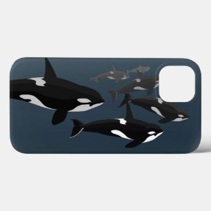 Fundas para iPhone de Orca Ballena Casos de Arte d