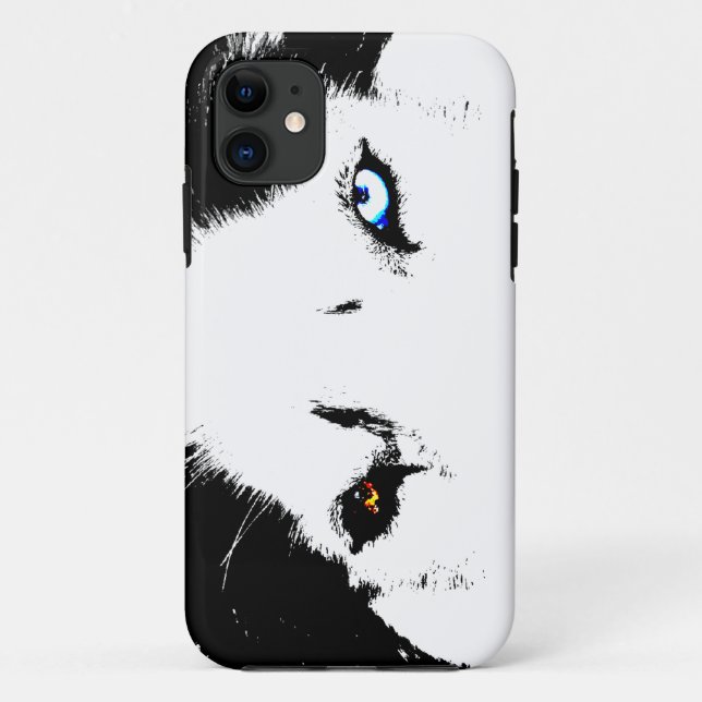 Fundas para iPhone de Perro Husky Fundas para Husk (Reverso)