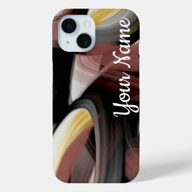 Fundas para iPhone personales Tendencia Abstracta  (Reverso )