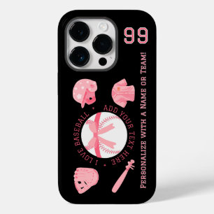 Fundas para iPhone personalizadas de béisbol para 