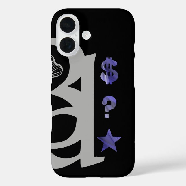 Fundas para iPhone RICH Tendencia Abstracto Lavand (Reverso )