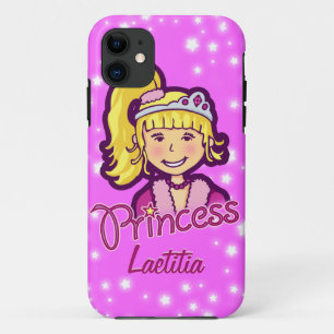Fundas para iphone rosa lila estrella princesa chi