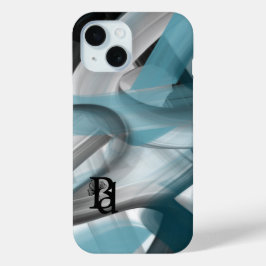 Fundas para iPhone Tendencia Océano Azul Abstracto