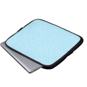 fundas para laptop de lunares azules