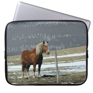 Fundas para portátil con caballo de tiro belga en